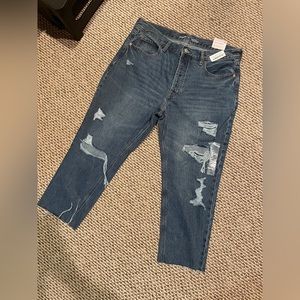 Slouchy Straight Jeans